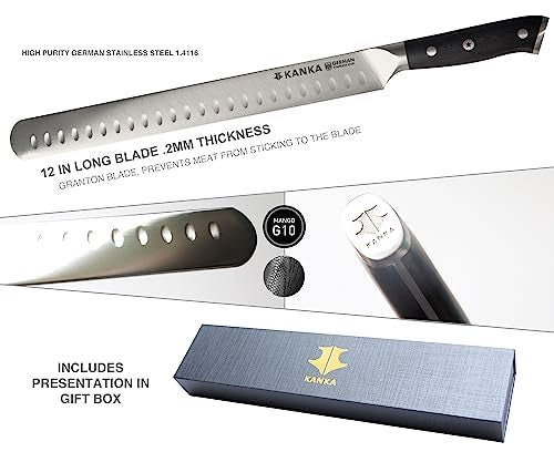 12'' GERMAN STEEL CARVING KNIFE