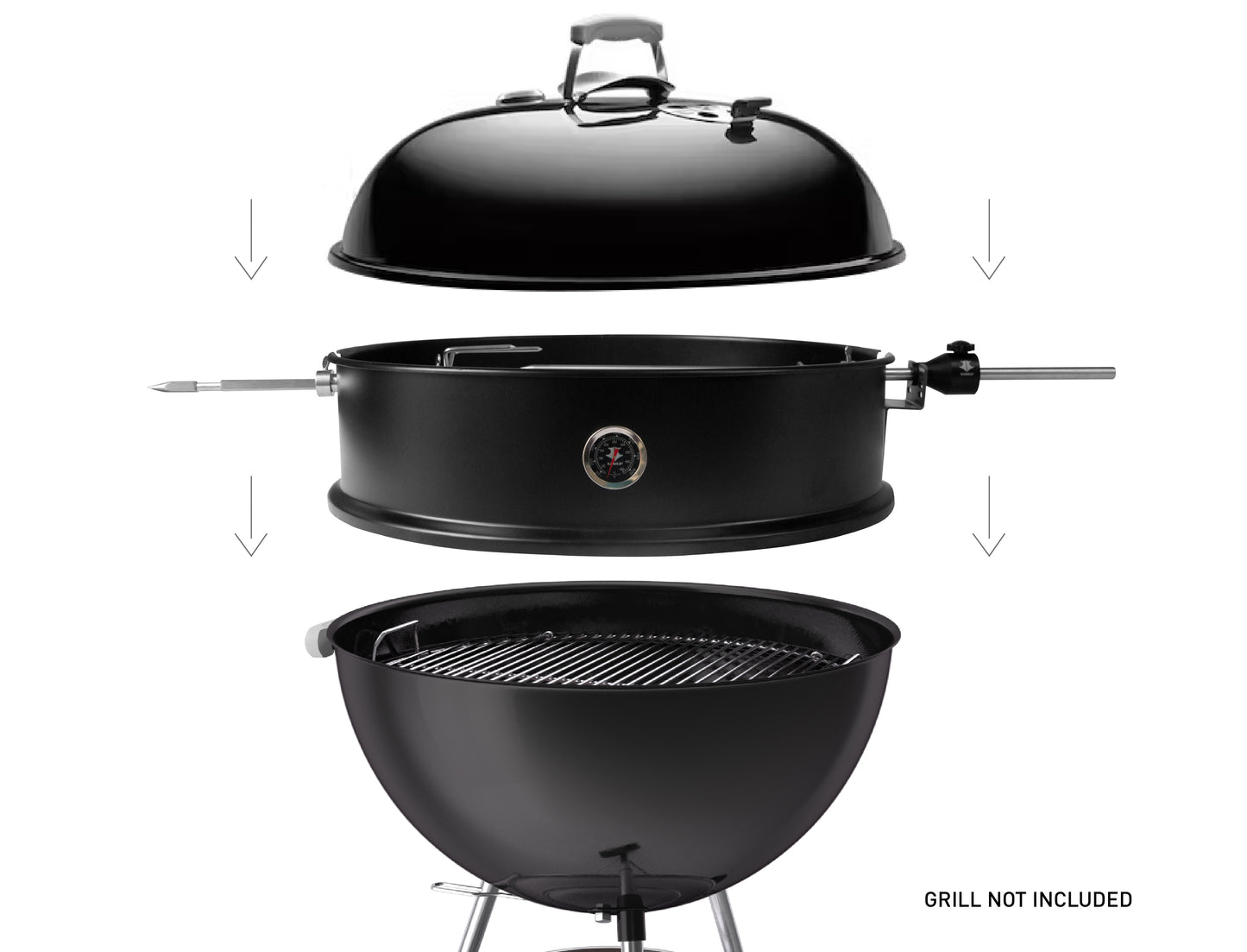 22" RING AND ROTISSERIE KIT