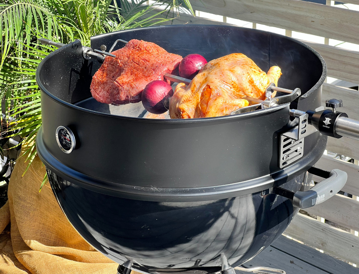 22" RING AND ROTISSERIE KIT