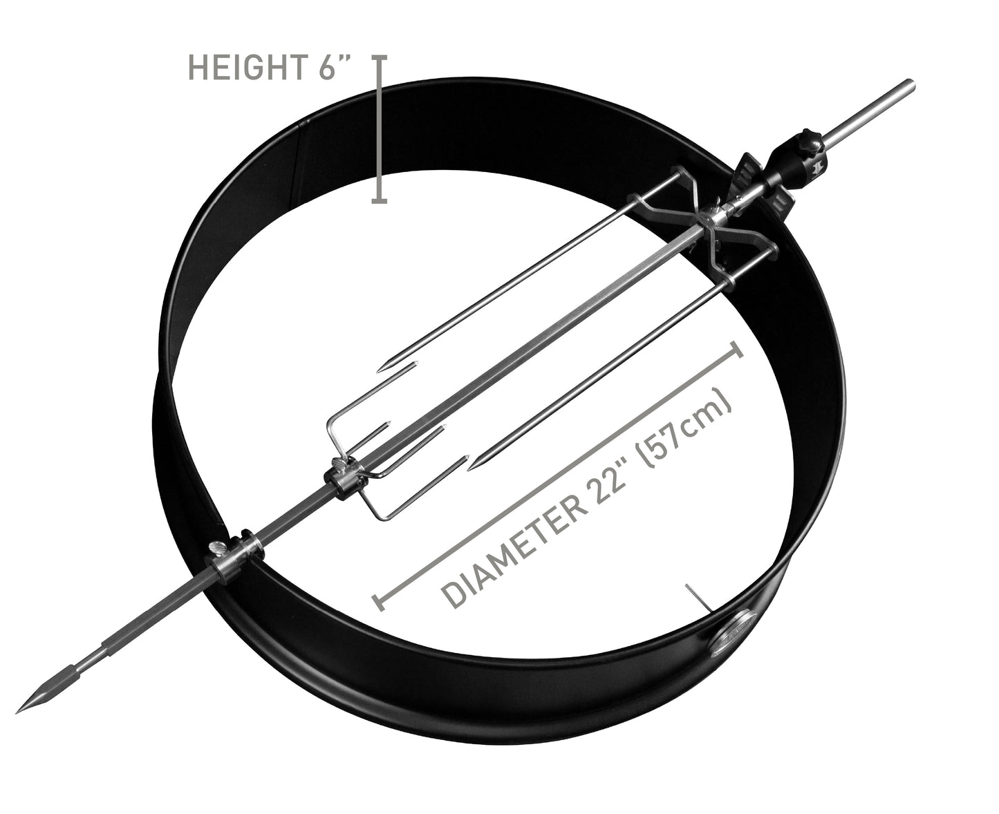 22" RING AND ROTISSERIE KIT