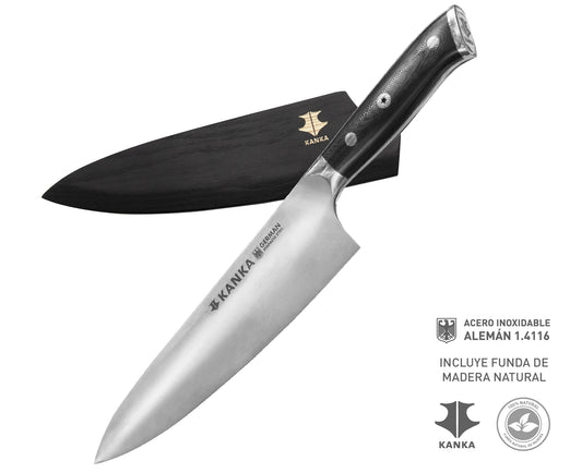 GERMAN STEEL KNIFE SET + FREE KNIFE HOLDER