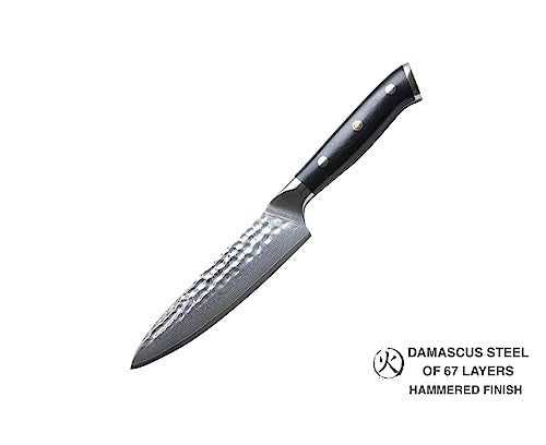 Free 5" DAMASCUS PROFESSIONAL UTILITY KNIFE