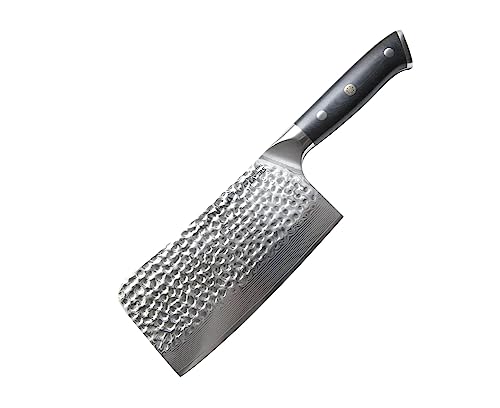 7" DAMASCUS MEAT CLEAVER