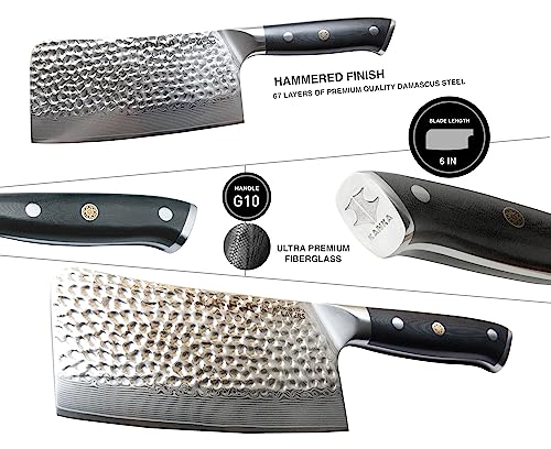 6.5" DAMASCUS MEAT CLEAVER