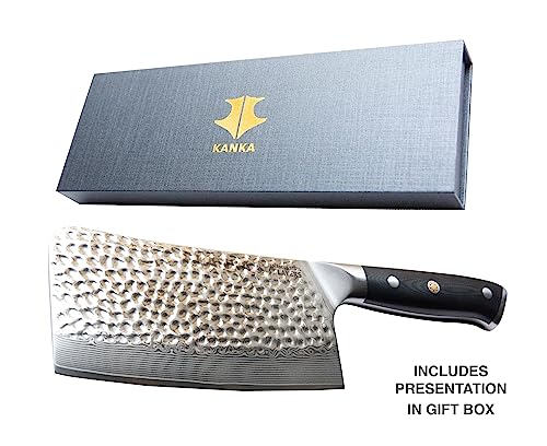 7" DAMASCUS MEAT CLEAVER