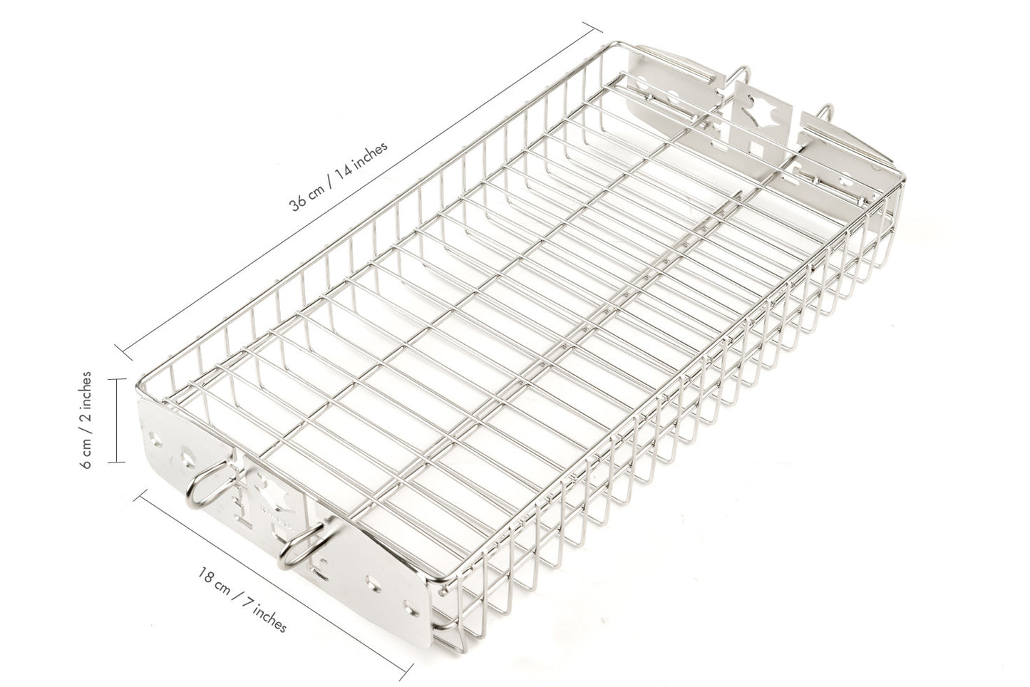 STAINLESS STEEL GRILL BASKET