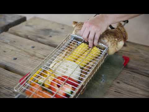 STAINLESS STEEL GRILL BASKET