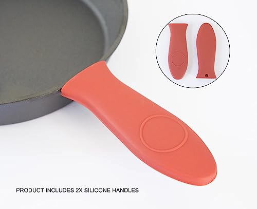 CAST IRON 2 PIECE SKILLET SET