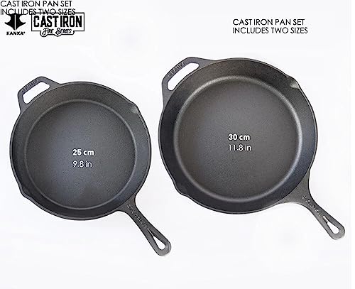  Cast Iron Skillet - 12 Inch Versatile and Durable Cast