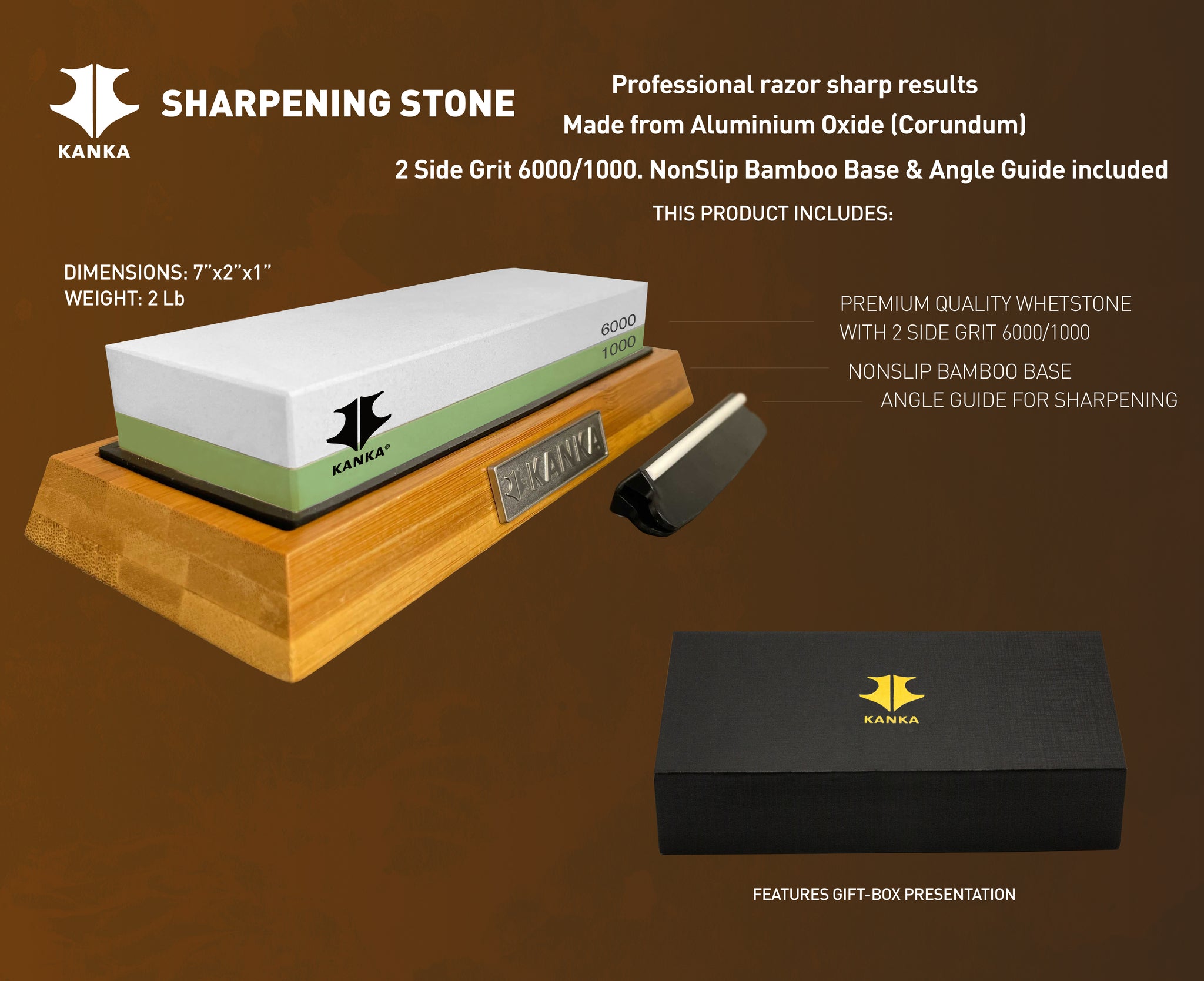PROFESSIONAL WHETSTONE (1000/6000)