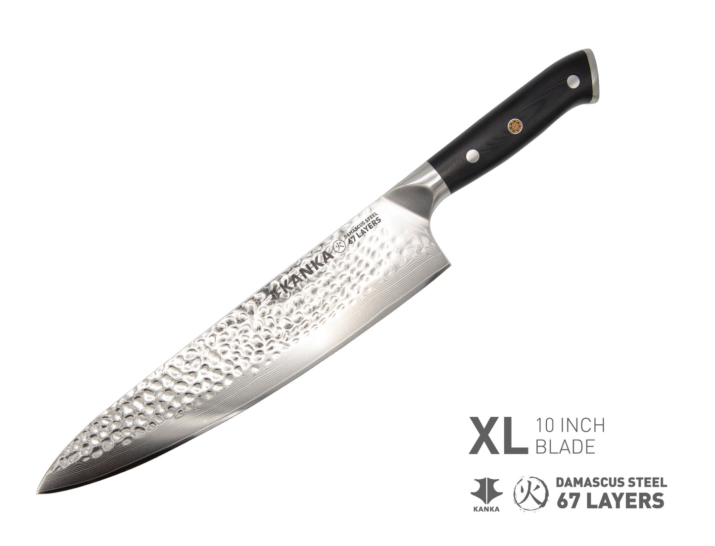 10'' DAMASCUS CHEF KNIFE (XL)