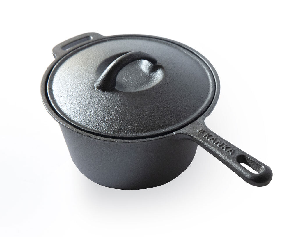 14" CAST IRON SAUCE PAN