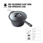 14" CAST IRON SAUCE PAN