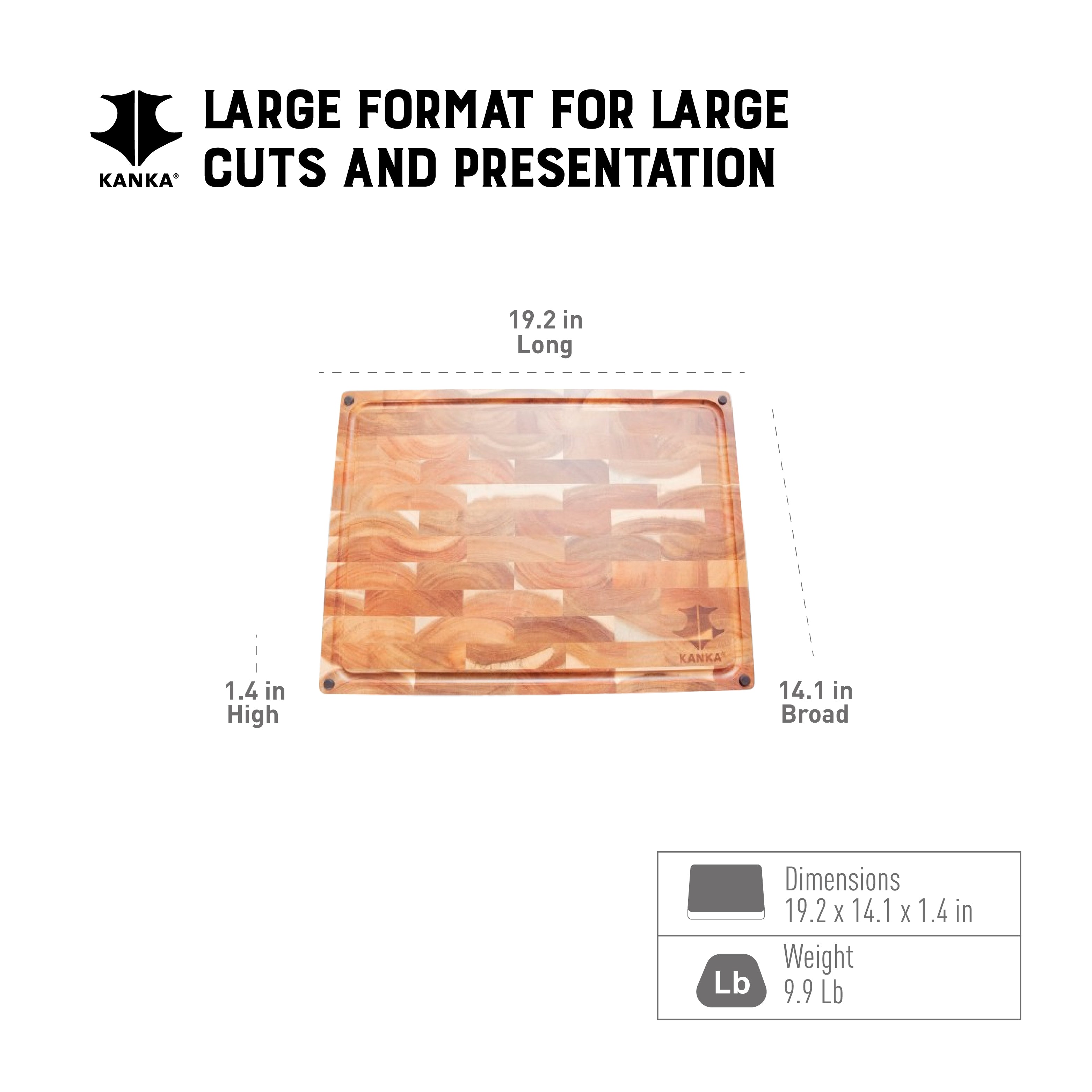 REVERSIBLE CUTTING BOARD (EXTRA LARGE)