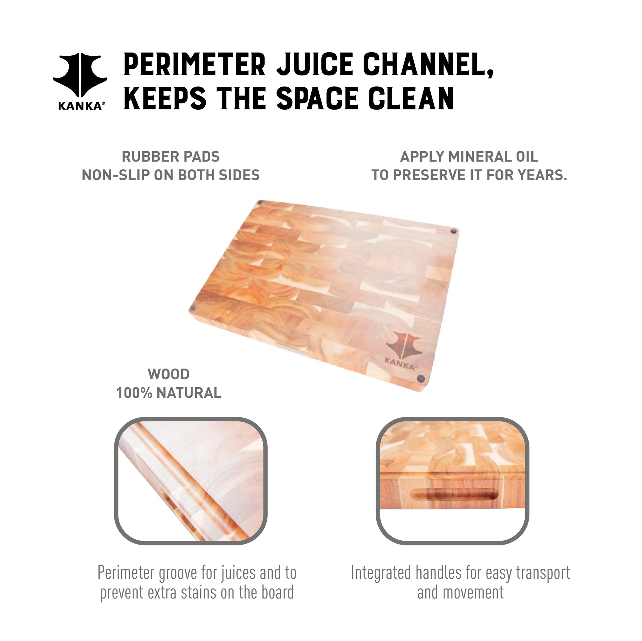 REVERSIBLE CUTTING BOARD (EXTRA LARGE)