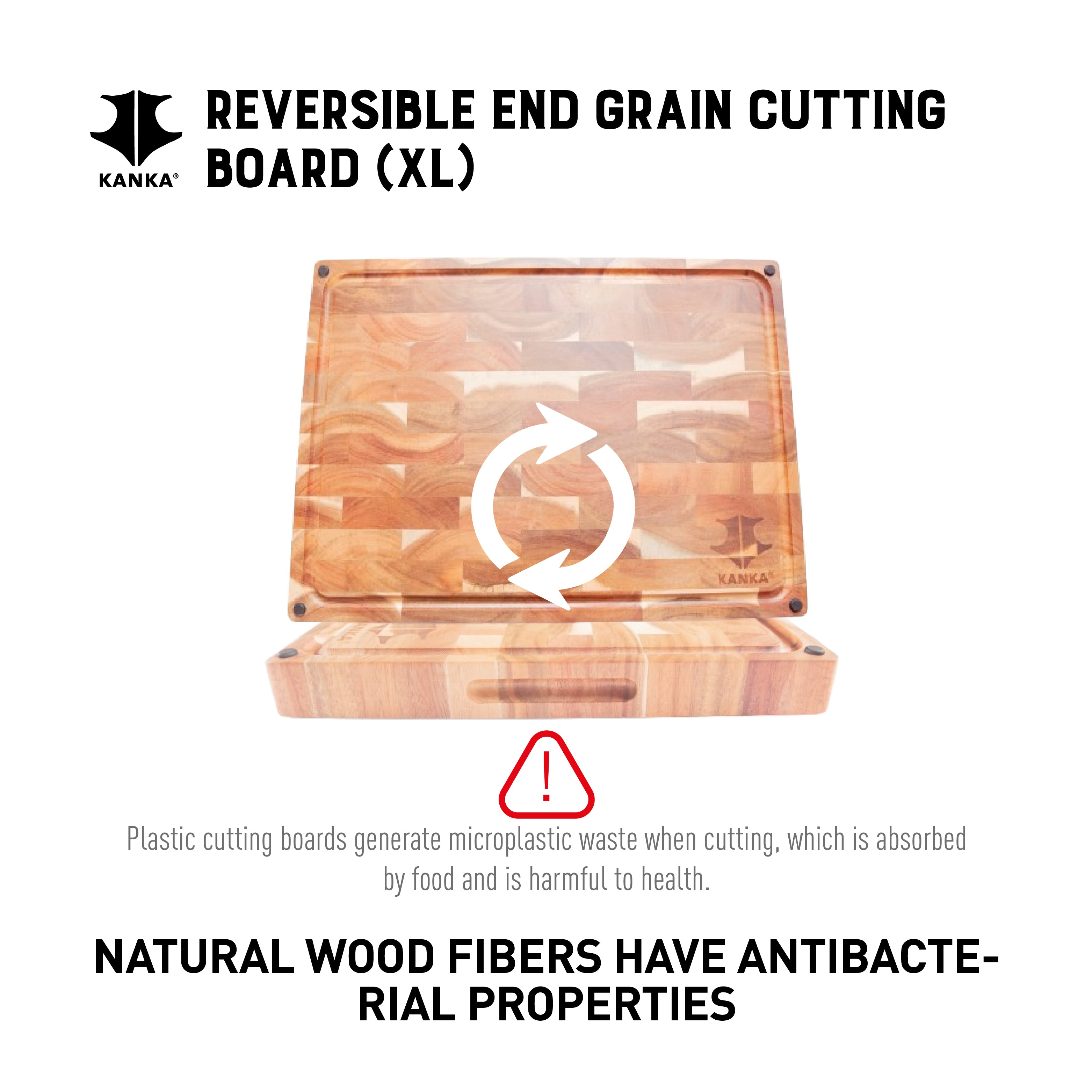 REVERSIBLE CUTTING BOARD (EXTRA LARGE)