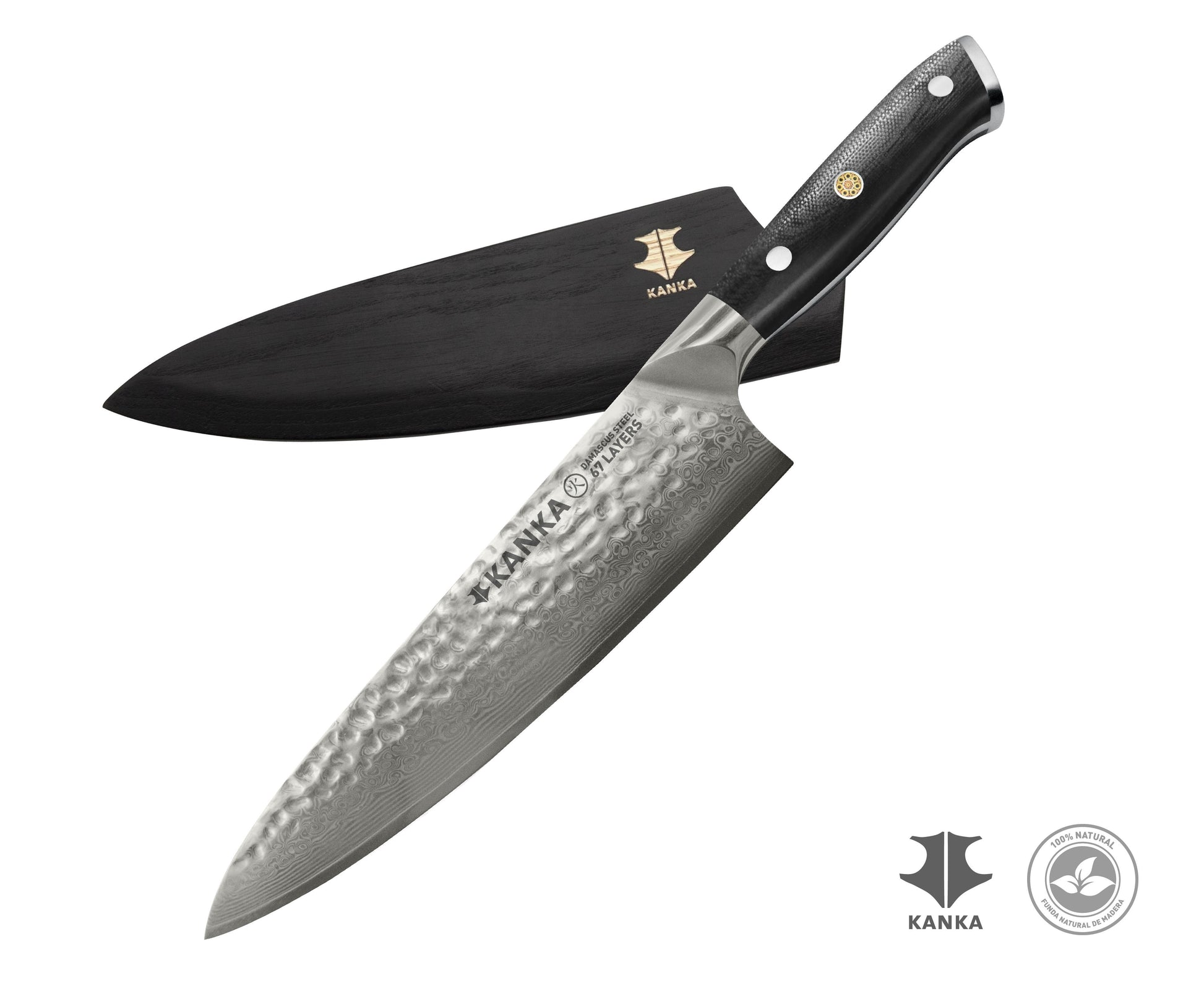 F.N. Sharp Damascus Steel Chef Knife
