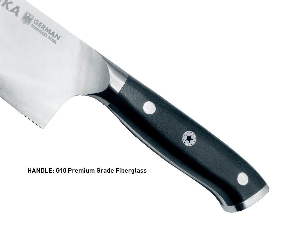 KEEMAKE 1-15PCS/Set Chef's Knives German Stainless Steel Kitchen