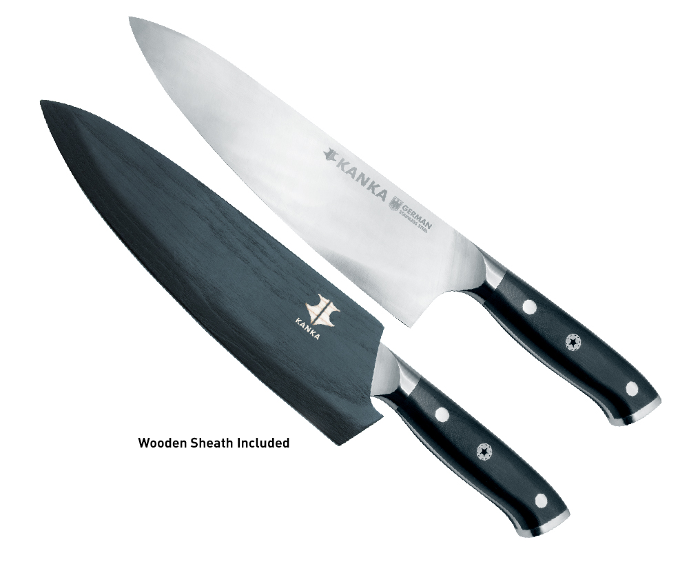Update International KP-08 8 in. German Steel Cooks Knife 
