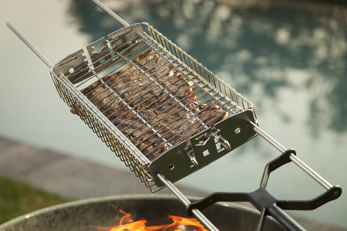 STAINLESS STEEL GRILL BASKET – KANKA Grill